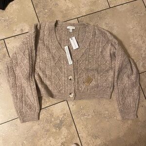 Top shop crop cardigan size M